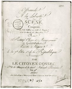 Copertina per la partitura di 